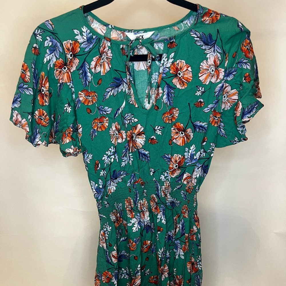 Green summer dress size XS made by Jack by BB Dakota